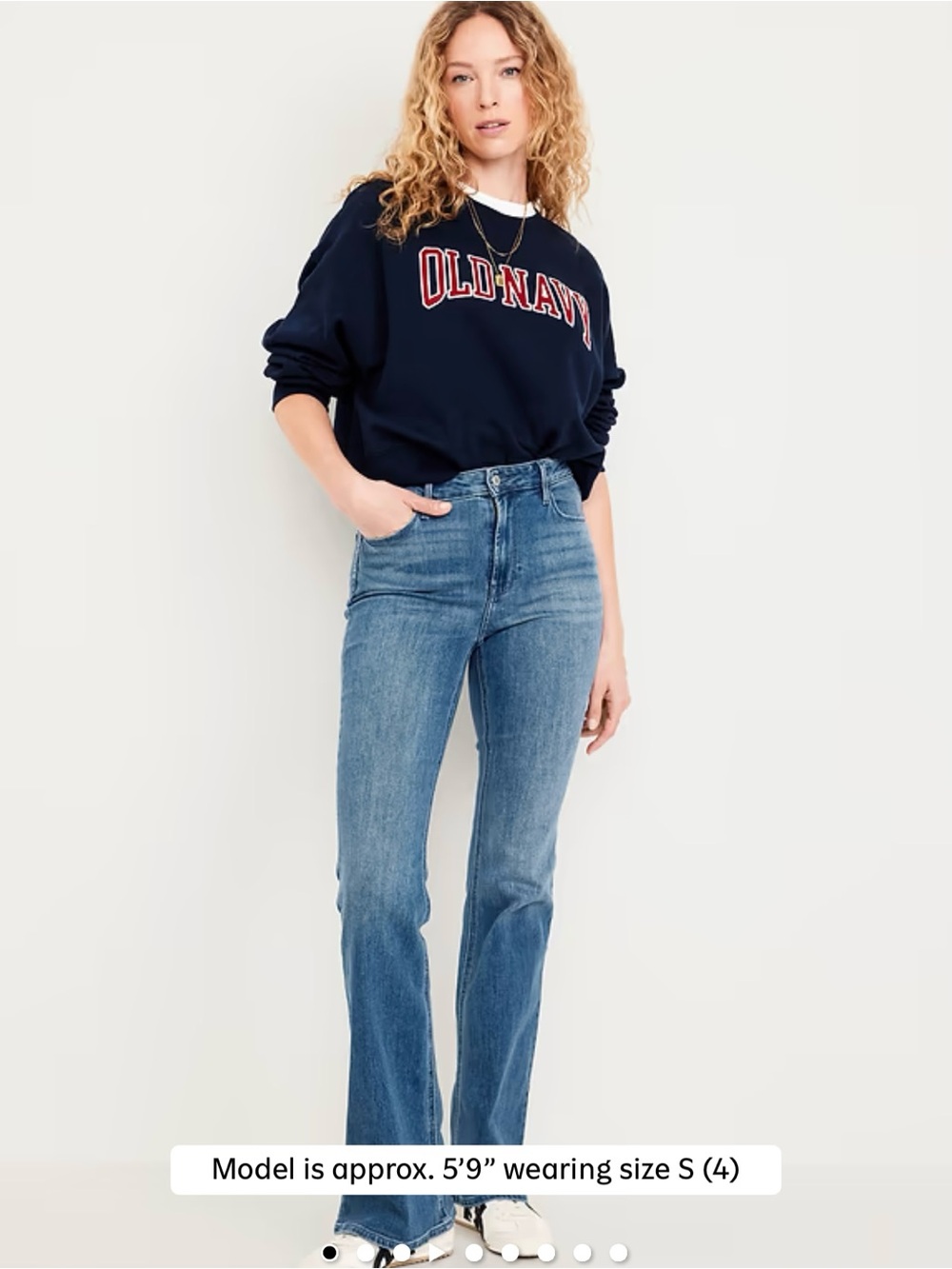 Old Navy High-Rise WOW Flare Jeans- Medium Wash